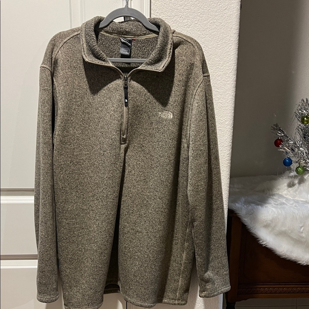 The North Face Men's Brown Zip-Up Sweater